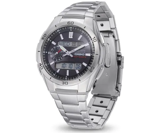 CASIO WVA M650D 1AER Radio Controlled Solar Mens Watch 44mm 10 ATM