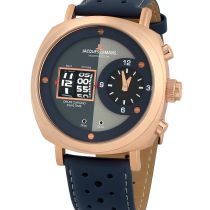 Jacques Lemans 1-2058D Lugano Mens Watch 44mm 5ATM