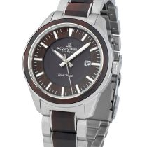 Jacques Lemans 1-2116G Eco Power Wood Mens Watch 40mm 10ATM