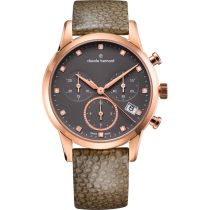 Claude Bernard 10231-37R-TAPR1 Ladies Watch Classic Chronograph 35mm 5ATM 