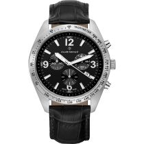 Claude Bernard 10247-3C-NB Mens Watch ST50 Chronograph 44mm 5ATM 