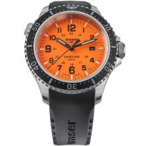 Traser H3 109380 P67 T25 SuperSub orange 46 mm diver Mens Watch 50ATM