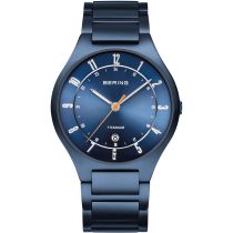 Bering 11739-797 Titanium Mens Watch 39mm 5ATM