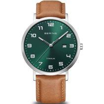Bering 18640-568 men`s Titanium Mens Watch 40mm 5ATM