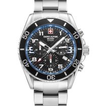 Swiss Alpine Military 7029.9135 Raptor Chronograph Mens Watch 42mm