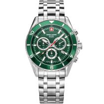Swiss Alpine Military 7034.9134 Mens Watch Sierra Chronograph 43mm 10ATM
