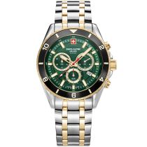 Swiss Alpine Military 7034.9148 Mens Watch Sierra Chronograph 43mm 10ATM