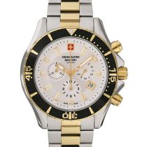 Swiss Alpine Military 7040.9142 Chronograph Mens Watch 46mm 10ATM