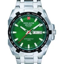 Swiss Alpine Military 7043.1134 Day-Date Mens Watch 42mm 10ATM