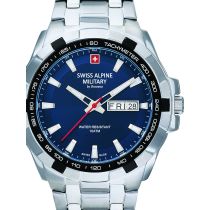 Swiss Alpine Military 7043.1135 Day-Date Mens Watch 42mm 10ATM