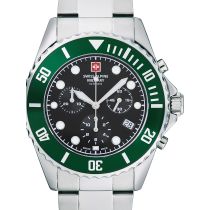 Swiss Alpine Military 7053.9133 chronograph mens watch 42mm 10ATM