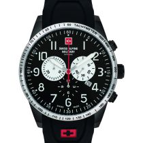 Swiss Alpine Military 7082.9877 Chronograph Mens Watch 45mm 10ATM