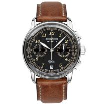 Zeppelin 7674-3 LZ-127 Chronograph Mens Watch 43mm 5ATM
