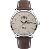 Zeppelin 8466-5 Atlantic Automatic day-date Mens Watch 41mm 5ATM
