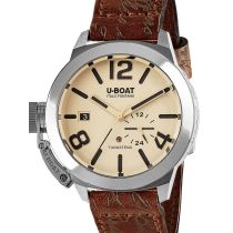 U-Boat 8892 Classico Tungsteno Beige Automatic Mens Watch 