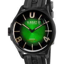 U-Boat 9503/A Darkmoon Green PVD Soleil Mens Watch 40mm 5ATM