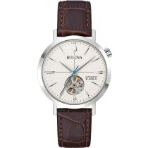 Bulova 96A318 Mens Watch Aerojet Automatic 38mm 3ATM