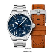 AVI-8 AV-4073-11 Spitfire Automatic Mens Watch 42mm 5ATM
