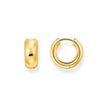 Thomas Sabo CR741-413-39 Bold - Gold-plated Mini-Chunky Hoop Earrings 16,0 mm Ladies