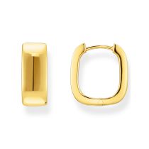 Thomas Sabo CR744-413-39 Bold - Gold-plated Square Hoop Earrings 16,5 mm Ladies