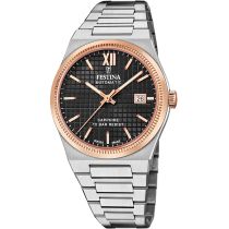 Festina F20030/3 Mens Watch Swiss Made Rivé Automatic 40mm 10ATM 