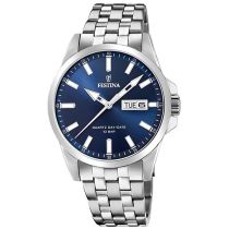 Festina F20357/3 Classic Day-Date Mens Watch 41mm 10ATM