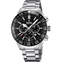 Festina F20575/3 Chronograph Ceramic Mens Watch 44 mm