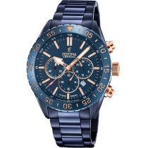 Festina F20576/1 Chronograph Ceramic Mens Watch 44 mm