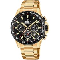 Festina F20634/5 Timeless Chronograph Mens Watch 45 mm