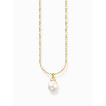 Thomas Sabo KE2238-430-14-L45V Gold-plated chain w. pearl pendant 