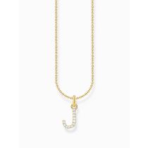 Thomas Sabo KE2249-414-14-L45V Gold-plated necklace letter J 