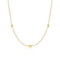 ANIA HAIE N038-02G Smooth Twist Ladies Necklace, adjustable