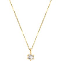 ANIA HAIE NAU006-01YG White Sapphire Ladies Necklace Gold 14K, adjustable