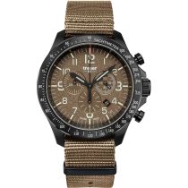 Traser H3 109459 P67 Officer Chronograph khaki nato Mens Watch 46mm 10ATM