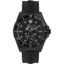 Philipp Plein PWOAA0422 The $kull Diver Mens Watch 44mm 10ATM