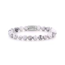 Rebel & Rose Bracelet Virgin White RR-80066-S-L+ mens