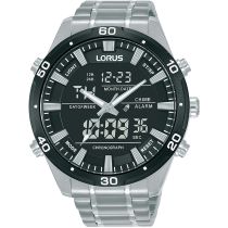Lorus RW649AX9 digital Chronograph Mens Watch 46mm 10ATM