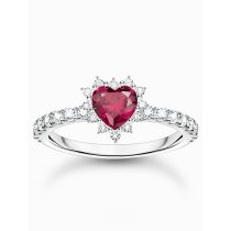 Thomas Sabo TR2484-013-10-54 ring romance silver Ladies