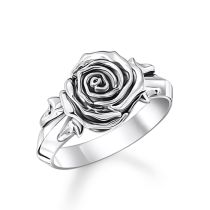 Thomas Sabo TR2487-637-21-54 ring midnight rose silver Ladies