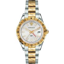 Versace V11030015 Hellenyium GMT Mens Watch 42mm 5ATM