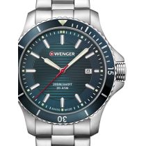 Wenger 01.0641.129 Seaforce Mens Watch 43mm 20ATM