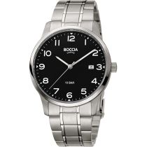 Boccia 3621-01 men`s watch titanium Mens Watch 40mm 10ATM