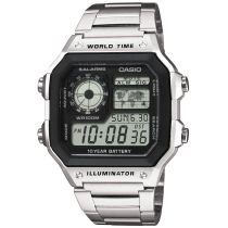 CASIO AE-1200WHD-1AVEF Collection 10 ATM Mens Watch 42mm