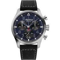 Alpina AL-372NB4S6 Startimer Pilot Chronograph Mens Watch 