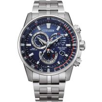 Citizen CB5880-54L Eco-Drive radio-controlled Chronograph Mens Watch 43mm 20ATM