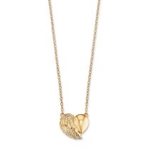Engelsrufer ERN-LILHEARTWING-G heart wing ladies necklace 40cm, adjustable
