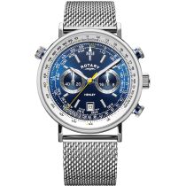 Rotary GB05235/05 Henley Chronograph Mens Watch 42mm 5ATM