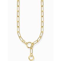 Thomas Sabo KE2192-414-14 Ladies link necklace with two ring clasps, adjustable