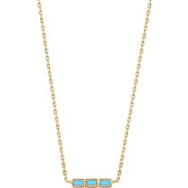 ANIA HAIE N033-02G Into the Blue Ladies Necklace, adjustable