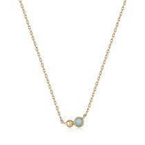 ANIA HAIE N045-02G-AM Spaced Out Ladies Necklace, adjustable